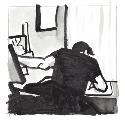 Ink Drawing, copyright© 